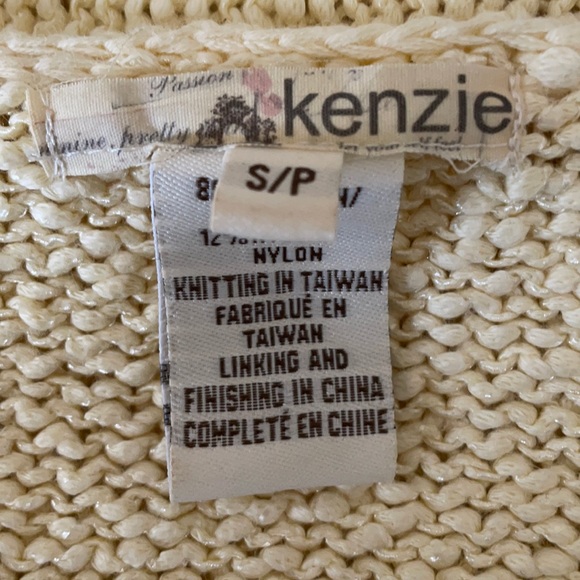 VINTAGE KNIT STYLE BUTTON SWEATER BLAZER TOP - Picture 2 of 16